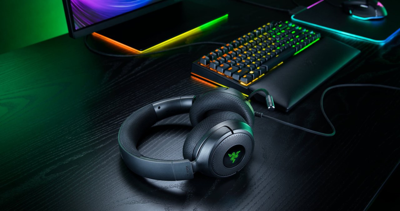 Razer prezentuje słuchawki Kraken V4 X z technologią Sensa HD Haptics