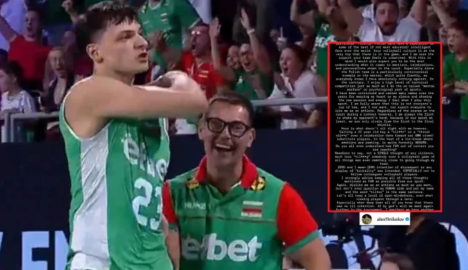 Gest siatkarza wywołał burzę. Teraz zwraca się do Polaków. "Absurdalne"