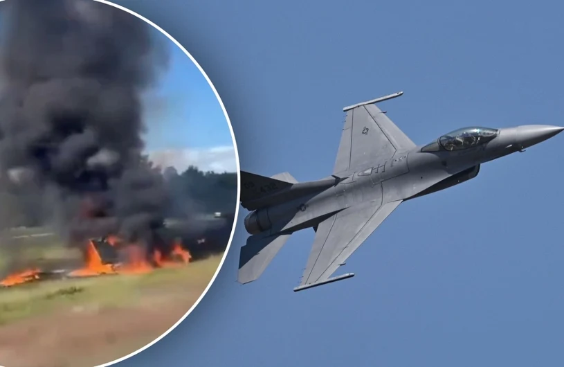 Katastrofa podczas ćwiczeń wojskowych w USA. F-16 runął na ziemię