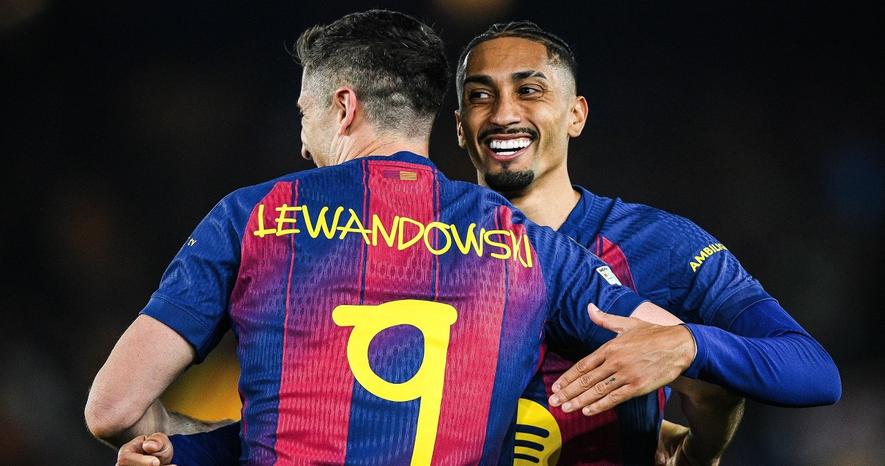 Zderzył się z rolą Lewandowskiego. Raphinha o roli napastnika w Barcelonie