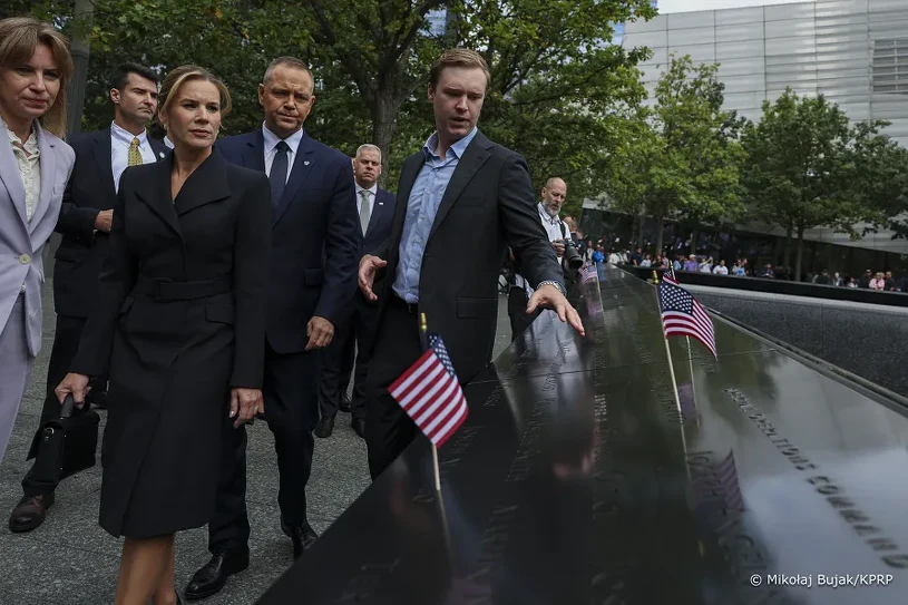 Para prezydencka odwiedziła miejsce zamachów z 11 września w USA