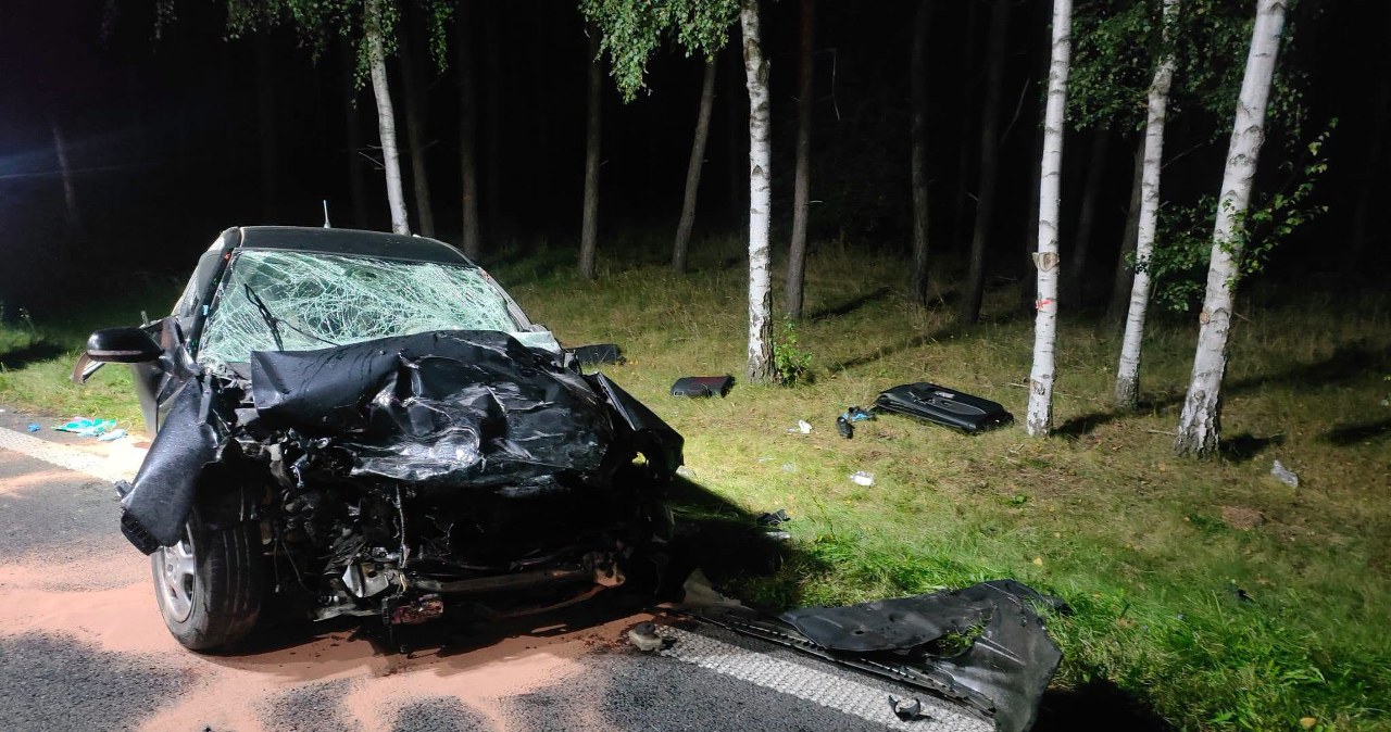 Rydzyna. Czołowe zderzenie dwóch samochodów. Nie żyje 18-latka