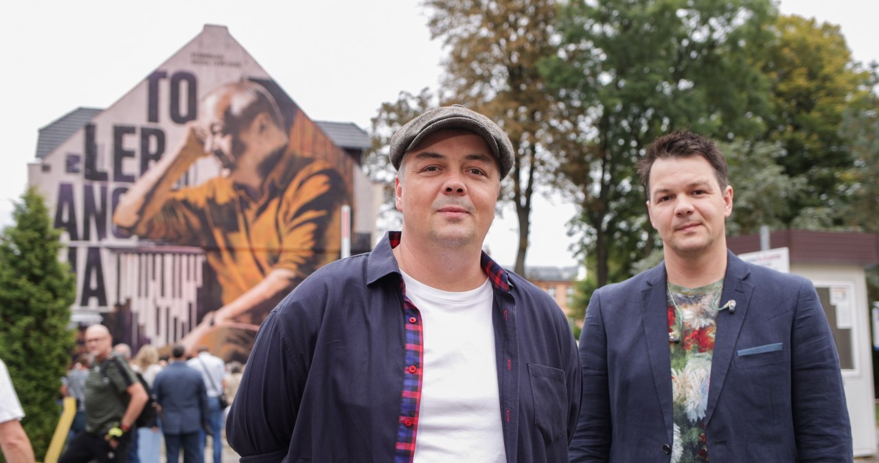 Mural Stanisława Soyki w Gliwicach odsłonięty. "Zobacz we mnie człowieka"