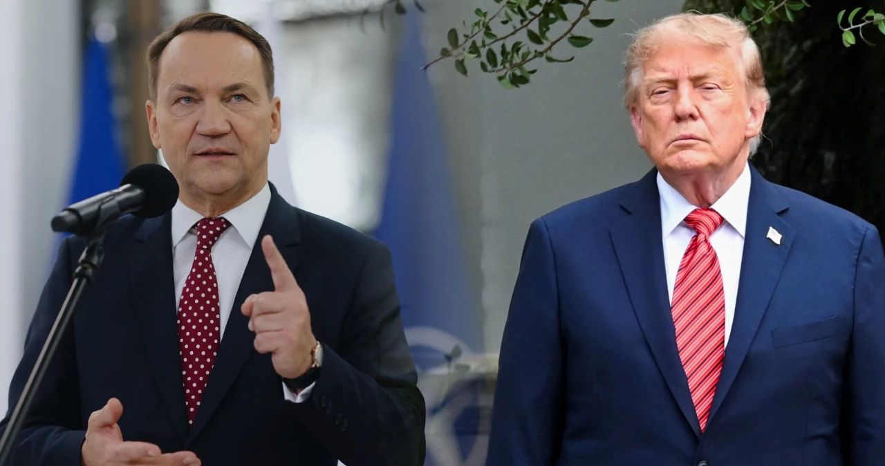 Zdjęcie do aktualności: "Sam go nominuję". Sikorski wskazuje wielką szansę dla Trumpa