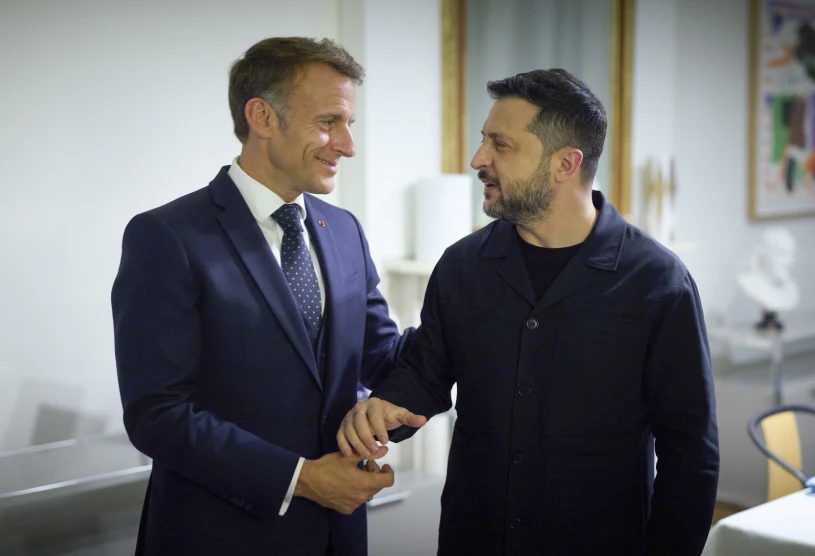 "U boku Ukrainy". Prezydent Francji ogłasza po spotkaniu, jest deklaracja