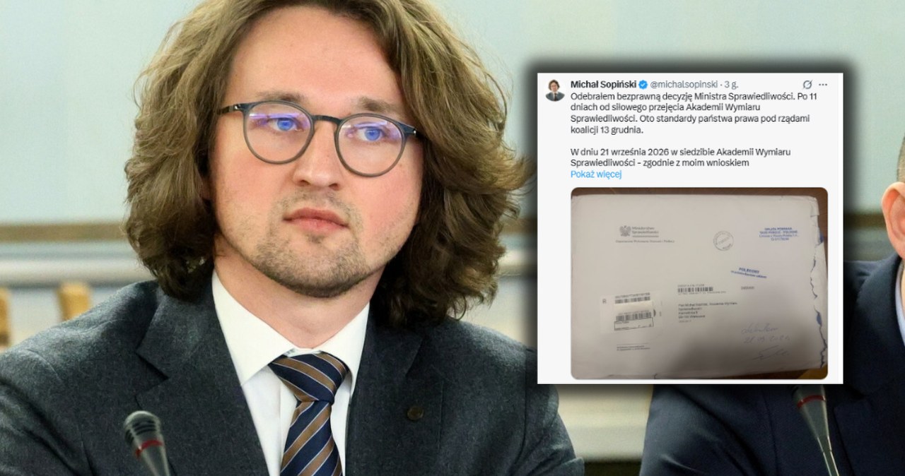Były rektor AWS odebrał decyzję Żurka. Zamieścił wpis, zapowiada kontrę