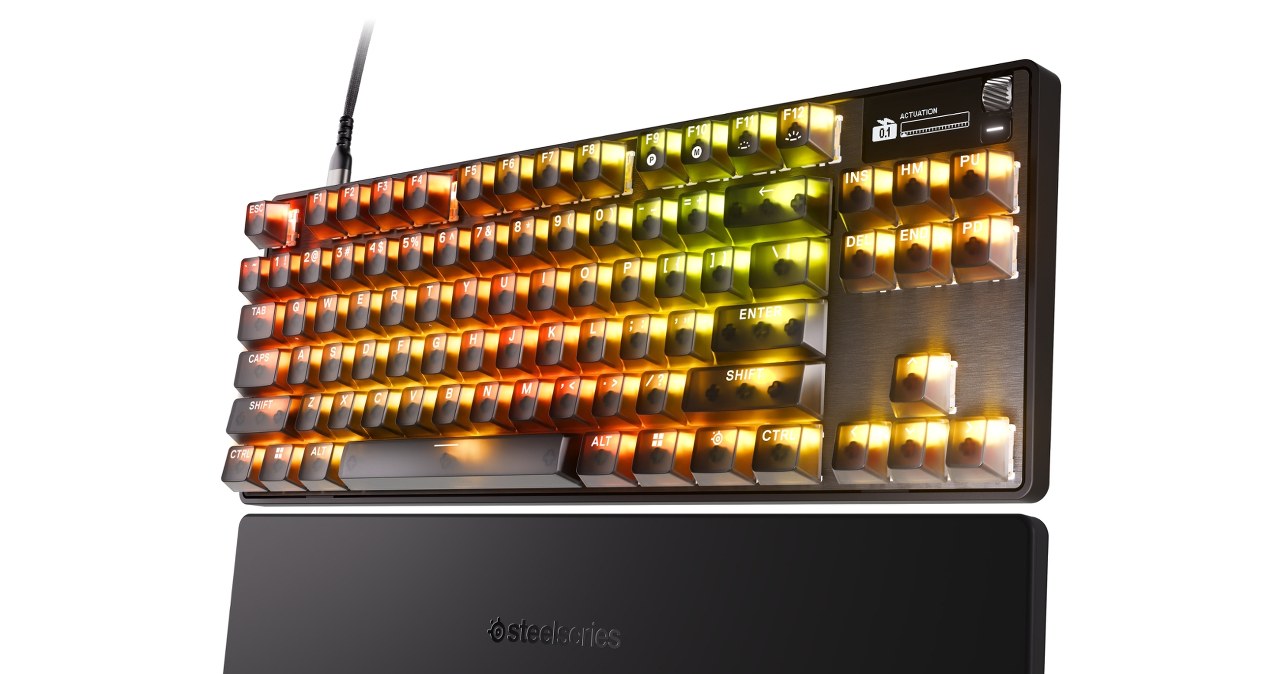 SteelSeries prezentuje nowe klawiatury Apex Pro Gen 3 LTD Cyber i Steel