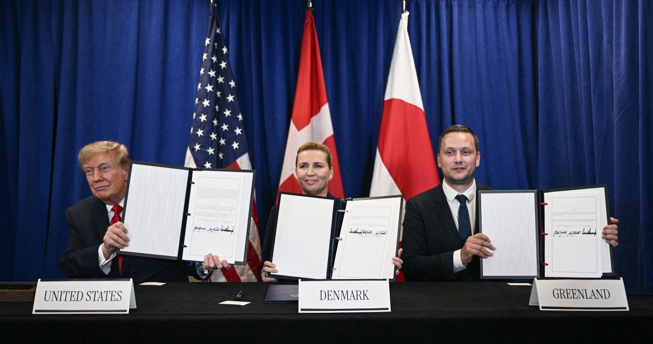 Trump podpisał umowę ws. Grenlandii. "To będzie fantastyczna współpraca"