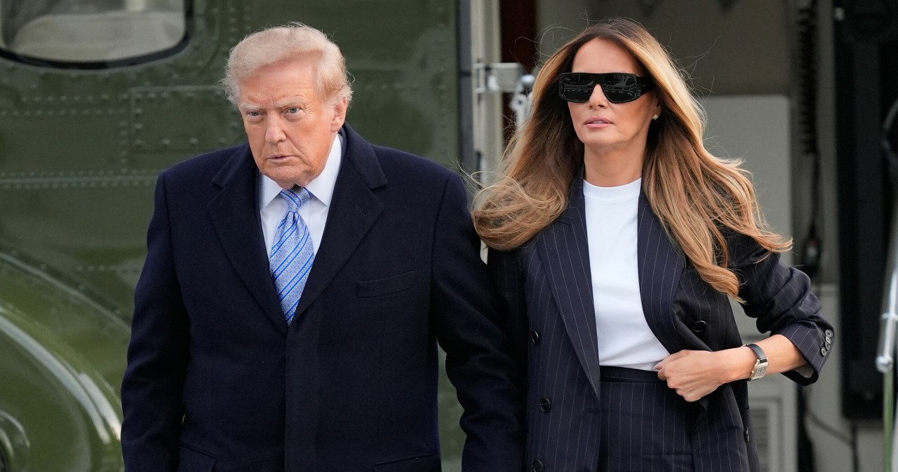 Przywitanie Xi Jinpinga na lotnisku w USA. Melania pokazała klasę