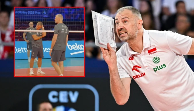 Grbić "gotowy" na półfinał. Wziął sprawy w swoje ręce. Dosłownie