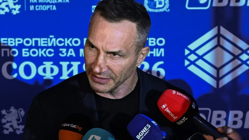 Zdjęcie do aktualności: Kliczko pojawił się na ME w Sofii. Stanowcza reakcja na widok flagi Rosji