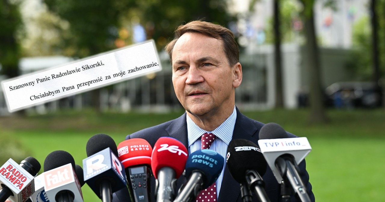 Radosław Sikorski pokazał list od skruszonej hejterki. „Bardzo żałuję” Radosław Sikorski pokazał list od skruszonej hejterki. „Bardzo żałuję”