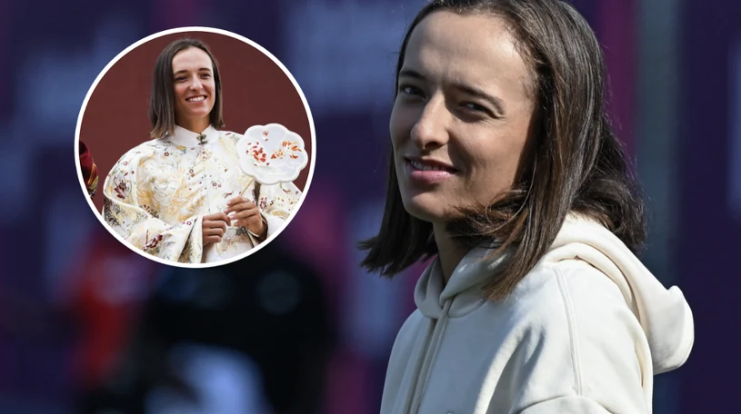 Świątek zwiedza Chiny przed startem turnieju w Pekinie. I to w jakim stroju