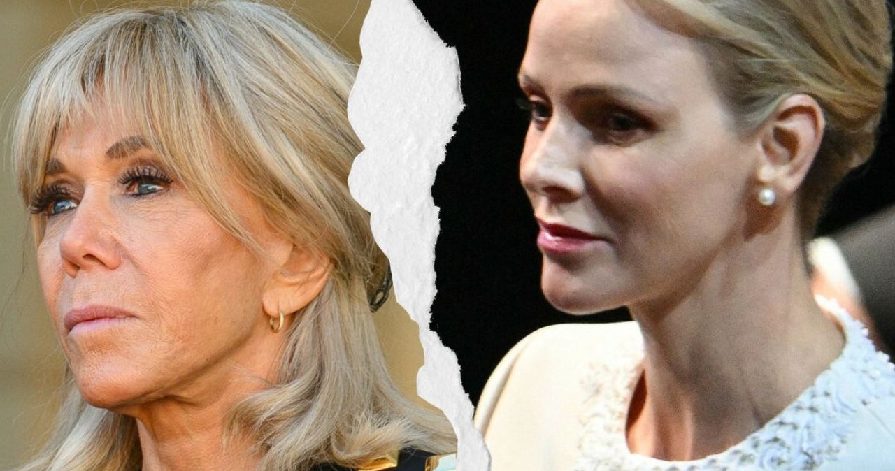 Wszyscy patrzyli na Charlene i Brigitte Macron. Powód był jeden