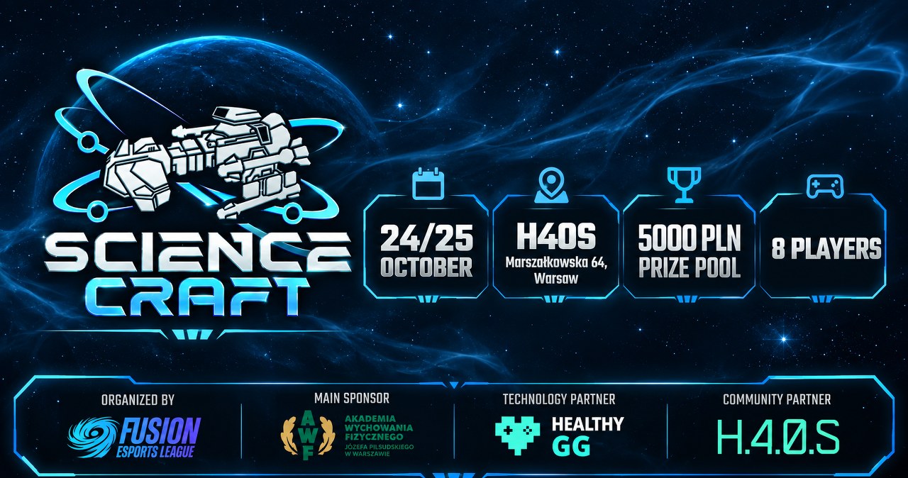 ScienceCraft: pierwszy w Polsce turniej badawczy StarCraft II