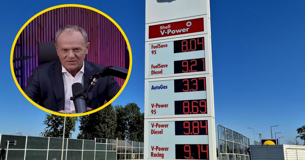 Paliwo jest najdroższe w historii. Tusk mówi, kiedy może stanieć