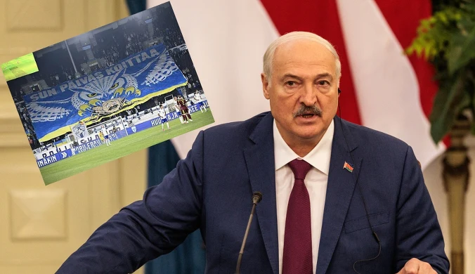 “Twój dzień nadejdzie”. Kibice uderzyli w Łukaszenkę, jeszcze ten baner