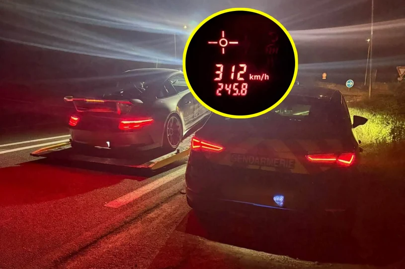 Rekordowe przekroczenie prędkości. Porsche 911 GT3 trafiło w ręce policji