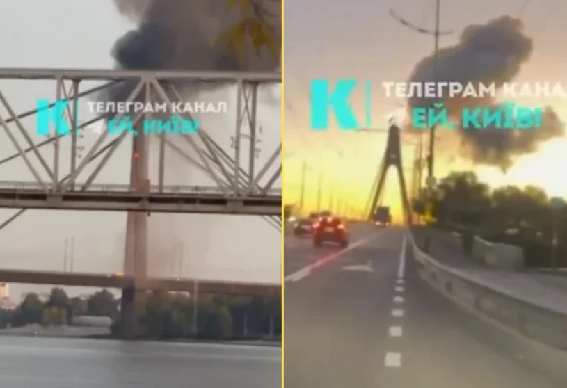 Kluczowa przeprawa w płomieniach. Rosja zadaje ciosy w Kijowie