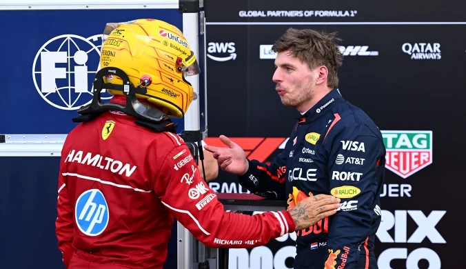 Emocje w F1. Hamilton "doskoczył" do Verstappena. Decydowało 0,3 sekundy