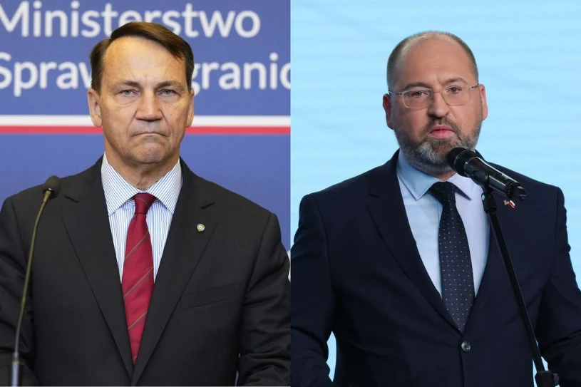 "Nie został upoważniony". Trwa spór, Sikorski uderza w Bielana