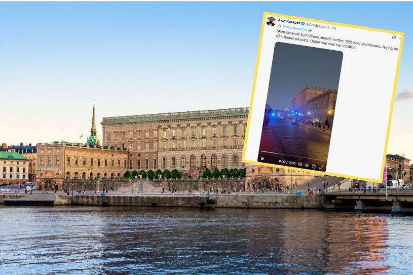 Strzały przed Pałacem Królewskim. Akcja policji w centrum Sztokholmu