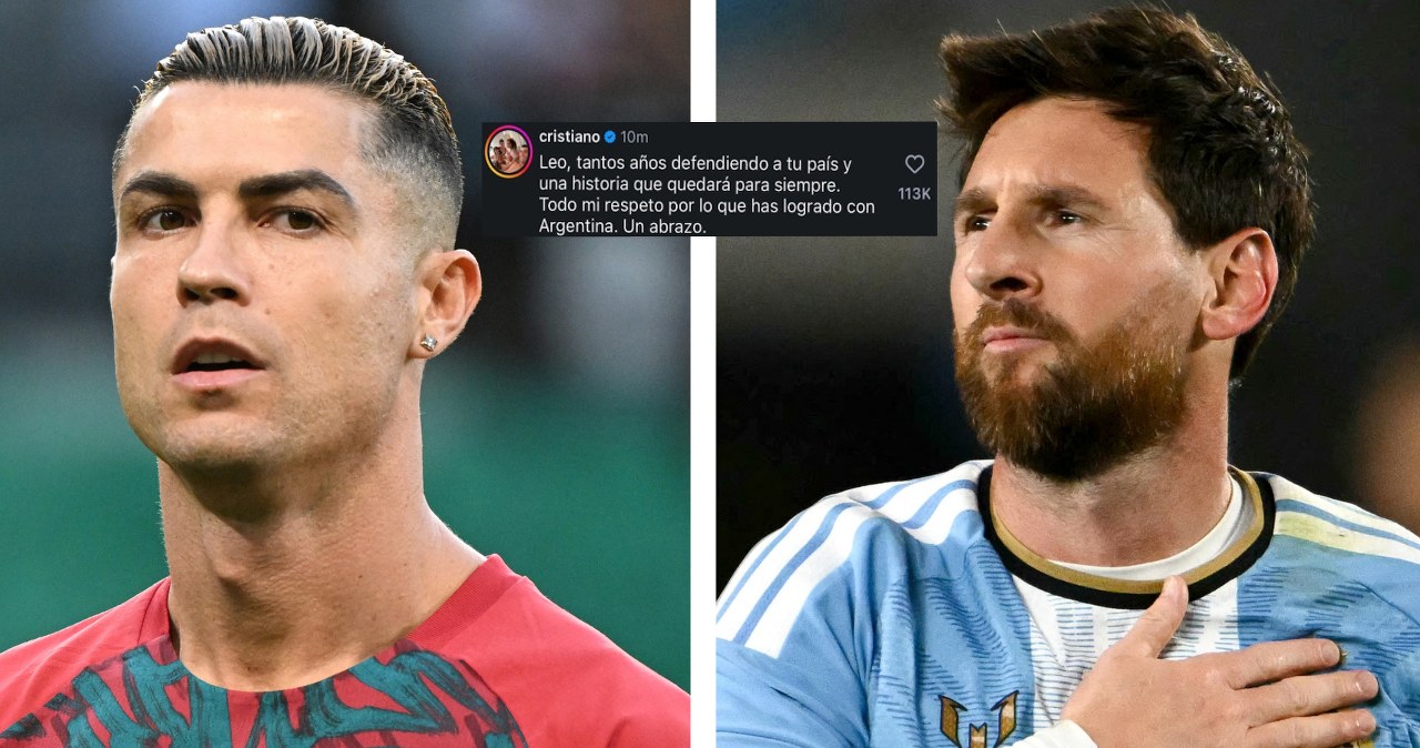 Ronaldo zareagował na koniec Messiego. Krótko podsumował Argentyńczyka