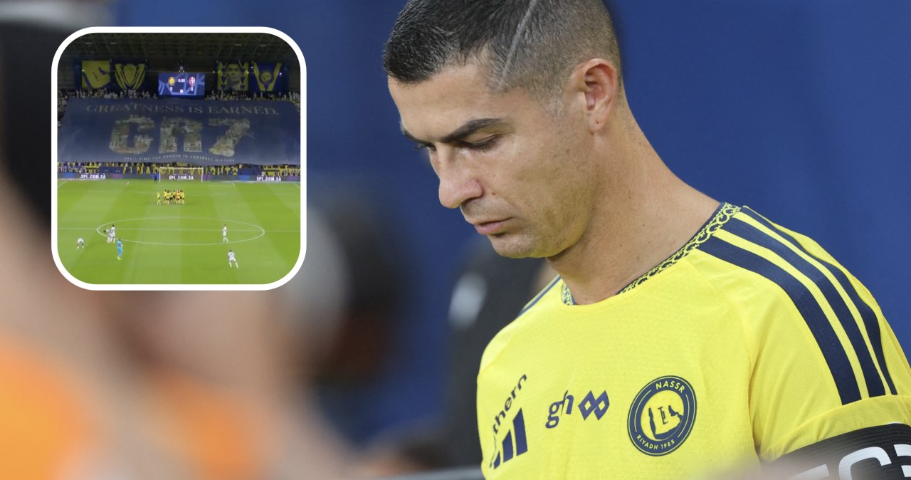 Kibice zrobili to dla Ronaldo. Wyjątkowa oprawa, zobaczył to cały świat