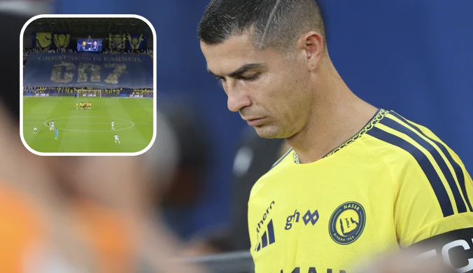 Kibice zrobili to dla Ronaldo. Wyjątkowa oprawa, zobaczył to cały świat