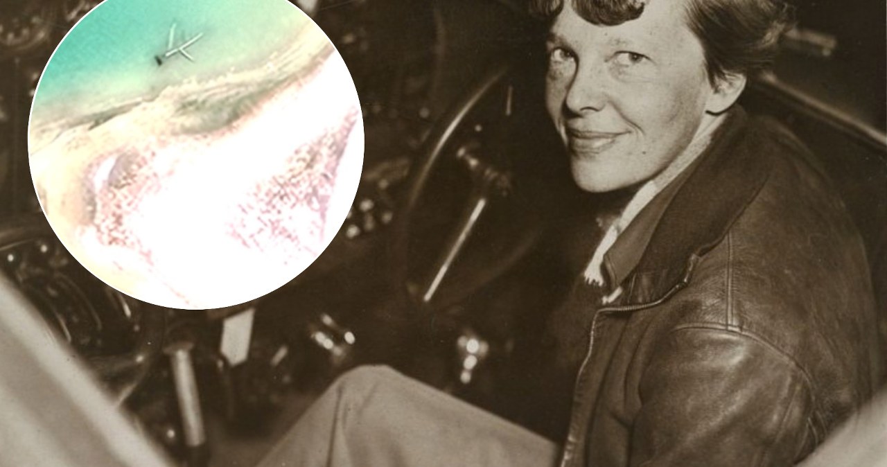 Zagadka Amelii Earhart. Anomalia na Pacyfiku to wrak jej samolotu?