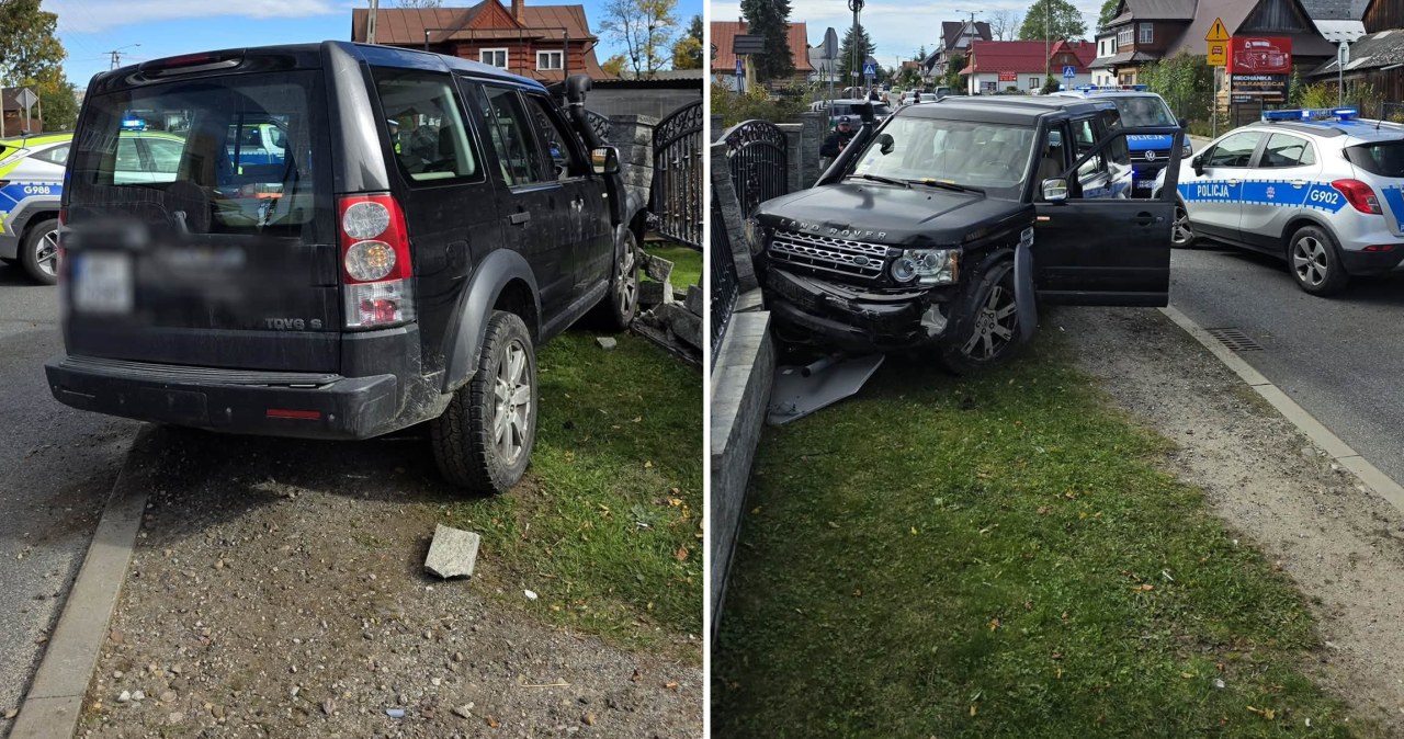 Uszkodziła dwie stacje paliw i kilka aut. 59-latka zatrzymana po pościgu
