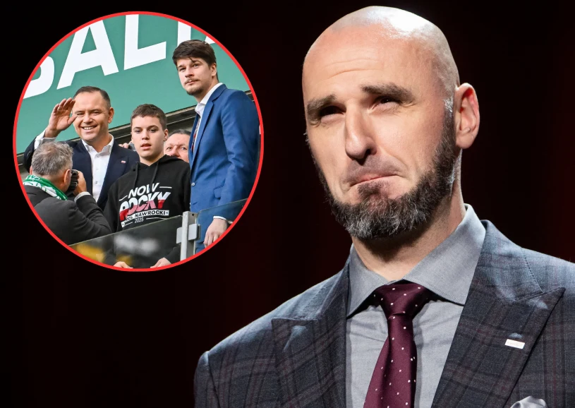 Gortat zareagował na trening Nawrockiego. Odpowiedział mu syn prezydenta