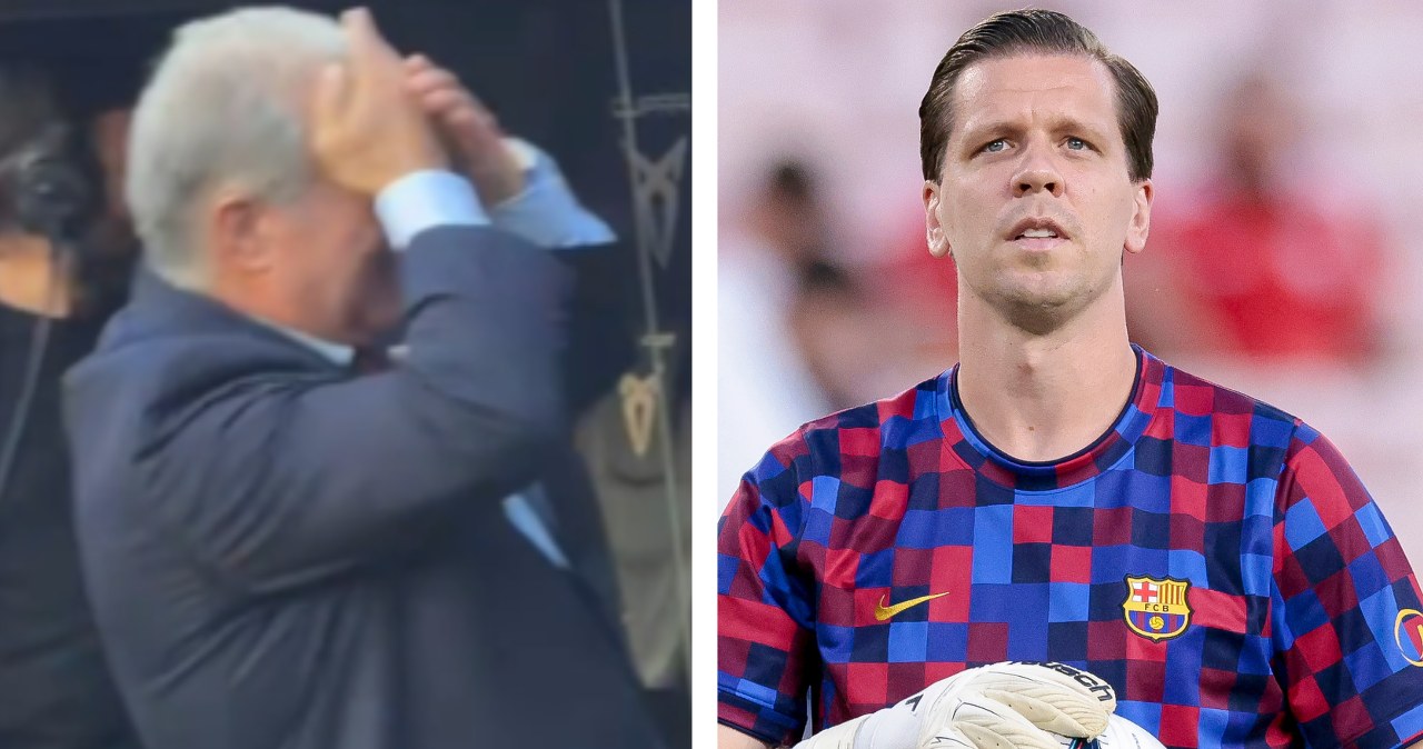 Szczęsny nie wstał z ławki, a znów o nim głośno. Jeszcze ta reakcja Laporty