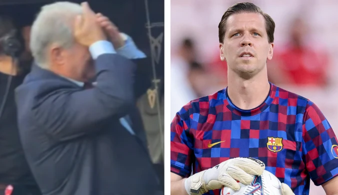 Szczęsny nie wstał z ławki, a znów o nim głośno. Jeszcze ta reakcja Laporty