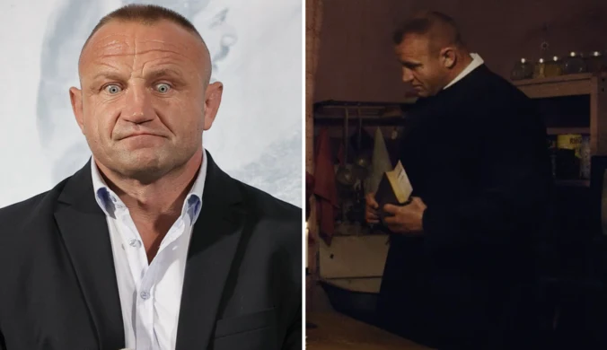 Pudzianowski przed kamerą w zaskakującym wydaniu. Mało kto o tym pamięta