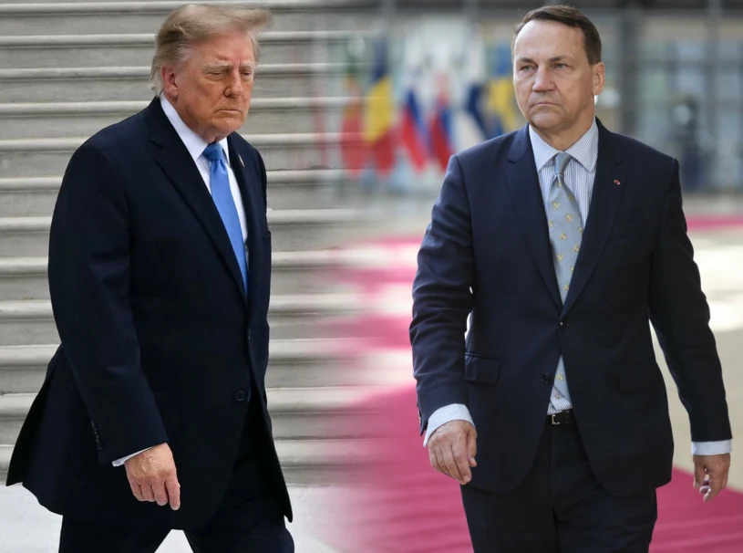 Sikorski z apelem do Trumpa, w tle Ukraina. Wspomniał o "wywieraniu presji"