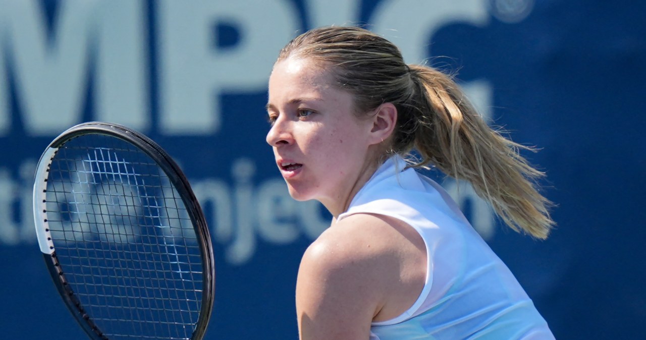 Deklasacja w meczu Chwalińskiej z mistrzynią turnieju WTA. 6:2 na koniec