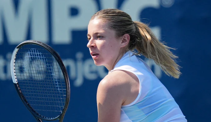 Deklasacja w meczu Chwalińskiej z mistrzynią turnieju WTA. 6:2 na koniec
