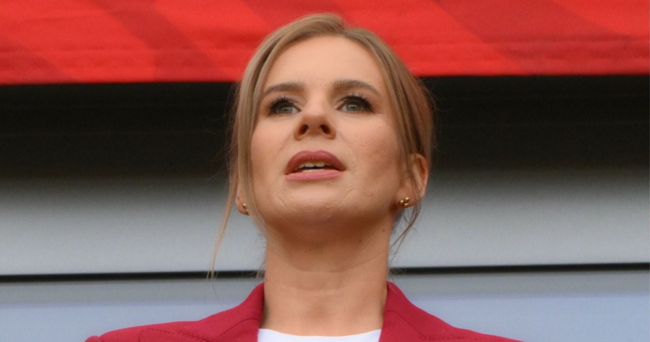 Marta Nawrocka przyłapana. Pierwsza dama wspiera Ewę Pajor i spółkę