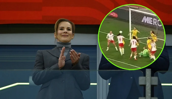 Ewa Pajor dała sygnał do ataku. Ważny gol. Tak zareagowała Marta Nawrocka