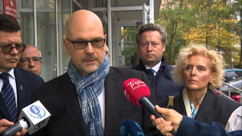 Berek zabrał głos po ślubowaniu, krótkie oświadczenie. "Nie otrzymałem"