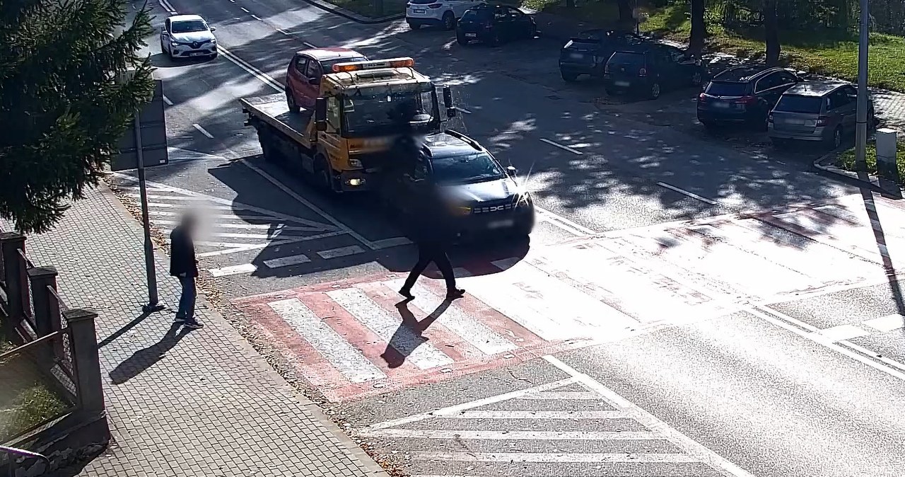 Miał pierwszeństwo na przejściu. Nagranie pokazuje, dlaczego to za mało