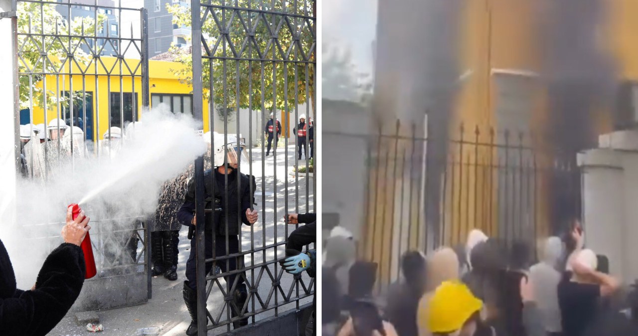 Ministerstwo edukacji w ogniu. Gwałtowne protesty w stolicy Albanii