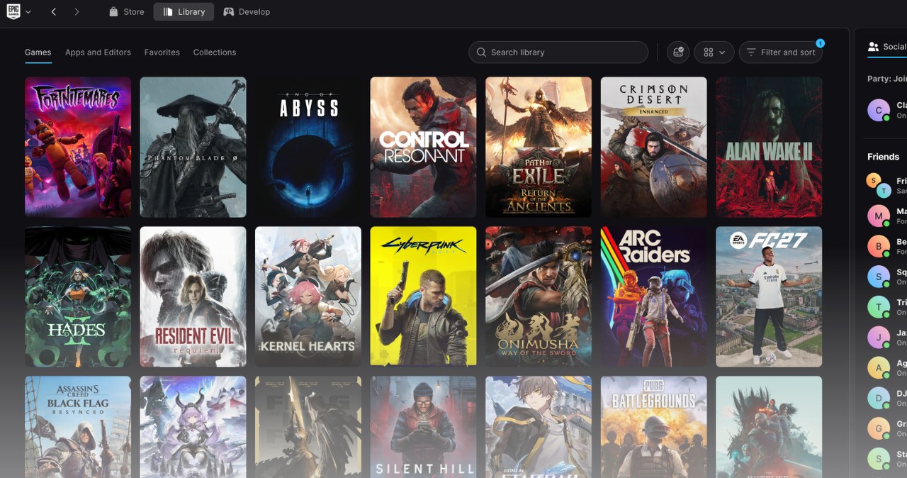 Tak wygląda odmieniony launcher Epic Games. Jest szybszy od Steama!