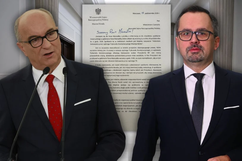 Horała skierował pismo, chodzi o ślubowanie Berka. "W trosce o dobrostan"