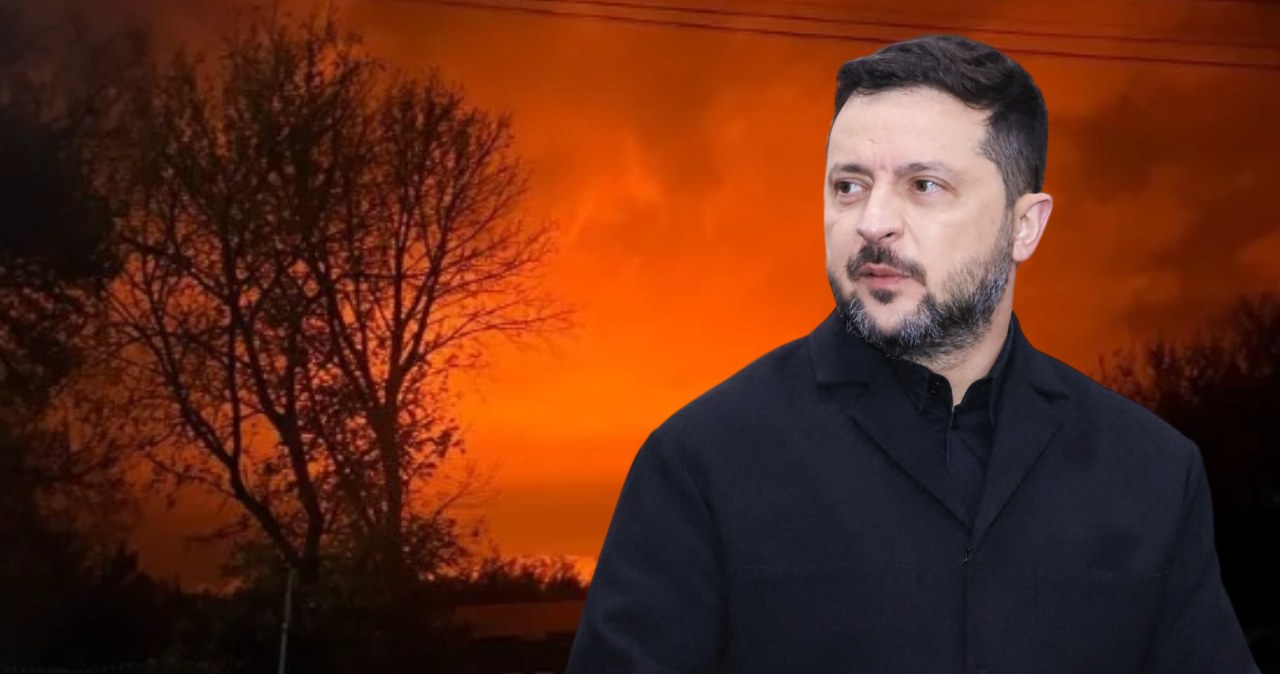 Czerwone niebo nad Rosją. Zełenski przeszedł od słów do czynów