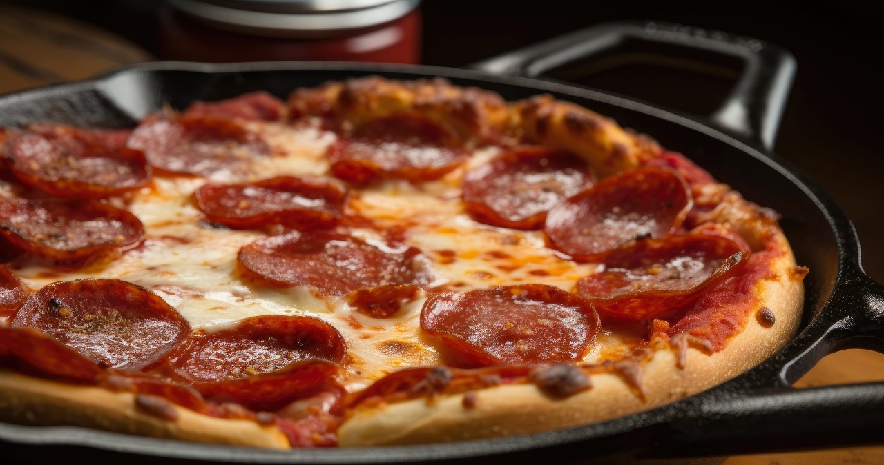 Pizzę na grubym cieście robię na patelni. Smakuje jak z restauracji