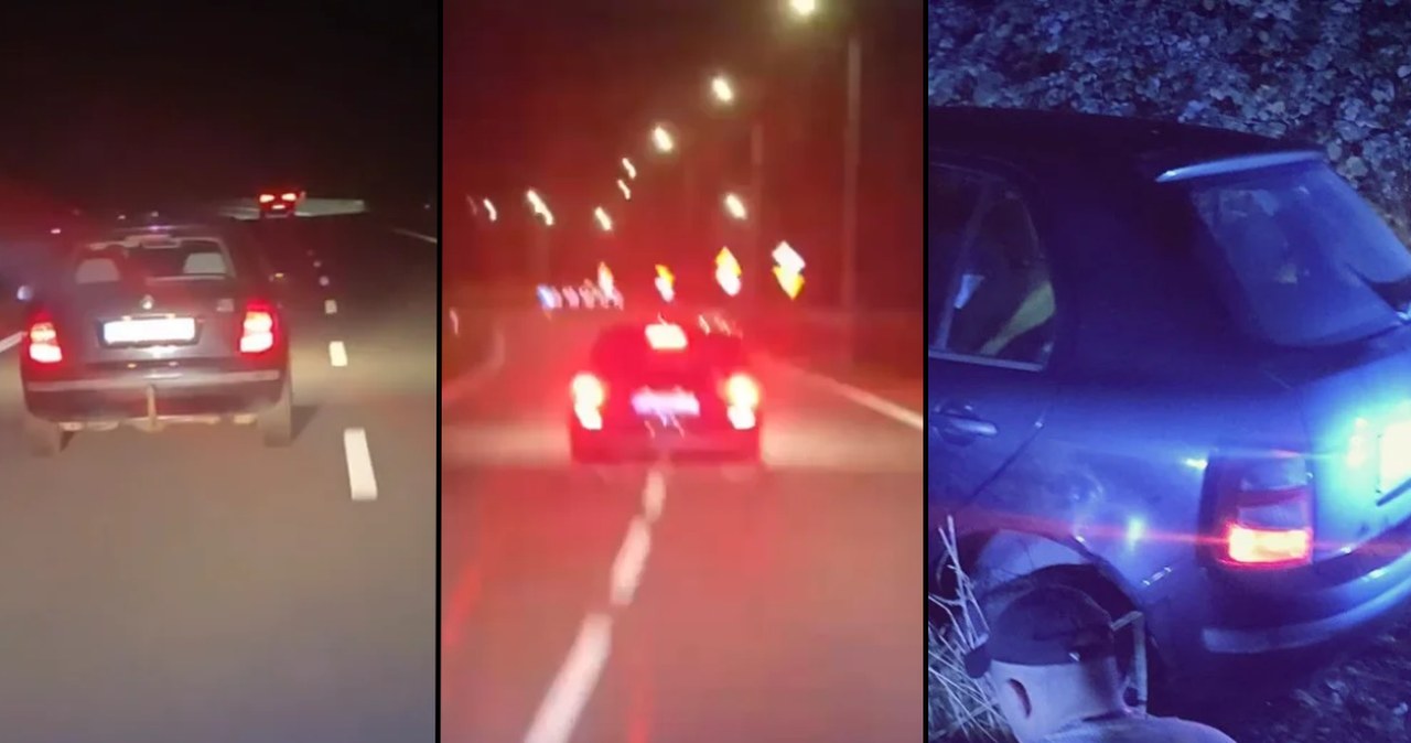 Pościg policyjny na Dolnym Śląsku. Kierowca uciekał przez 120 km Pościg policyjny na Dolnym Śląsku. Kierowca uciekał przez 120 km