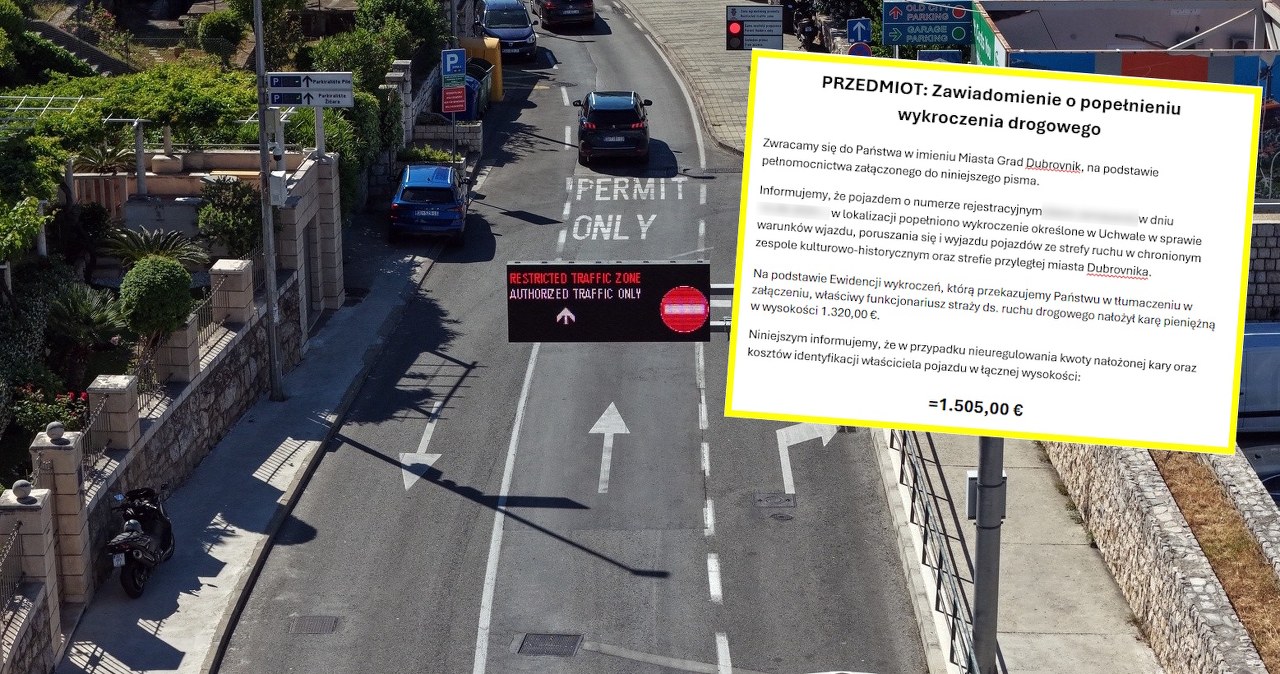6000 zł kary za wjazd. Polacy dostają listy po wakacjach w Chorwacji