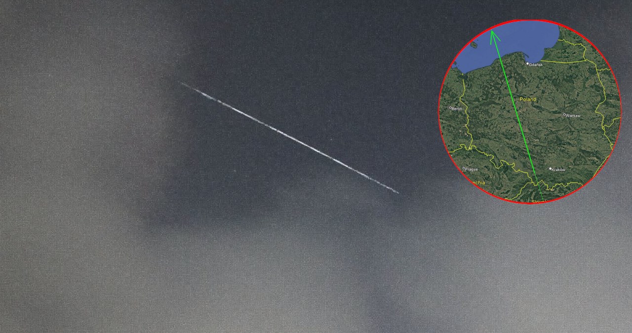 Chińska rakieta przeleciała nad Polską. Rozpędzona do 29 tys. km/h